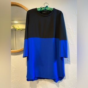 Zara Woman Muti-Color Relaxed Fit Midi Dress